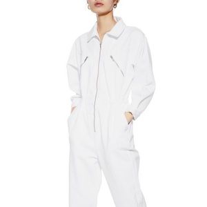 Top Shop Denim Utility Jumpsuit
